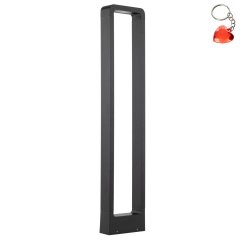 Lampa zewnętrzna słupek ogrodowy LED 10W IP54 ARIUS L BLACK 19001 TK Lighting