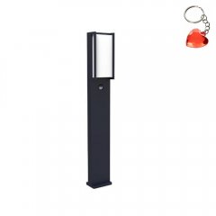 Lampa zewnętrzna słupek ogrodowy LED 16W z czujnikiem ruchu QUBO 7193004118 Lutec