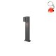 Lampa zewnętrzna słupek ogrodowy z czujnikiem 50 cm ROYA 514260142 Trio