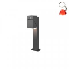Lampa zewnętrzna słupek ogrodowy z czujnikiem LED 7W 50 cm AVON 570669142 Trio