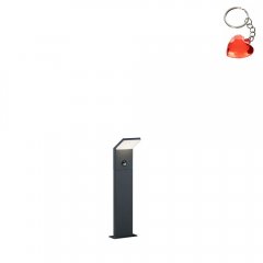 Lampa zewnętrzna słupek ogrodowy z czujnikiem LED 9W 50cm PEARL 521169142 Trio