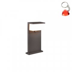 Lampa zewnętrzna słupek ogrodowy z czujnikiem ruchu LED 13W 45 cm NESTOS 540969142 Trio