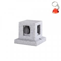 Słupek zasilający zewnętrzny 4 gniazda STECKDOSEN 9963-11 Trio