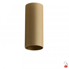Klosz ryflowany do lamp Lucas 20 BRONZE AZ6402 Azzardo