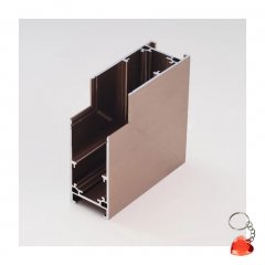 Łącznik narożny B czekoladowy do szynoprzewodów magnetycznych Alfa Track Magnetic52 AZ6366 Azzardo