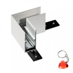 Łącznik szynowy kątowy 1-fazowy NT BETA TRACK MAGNETIC 57 230V WH AZ5159 Azzardo