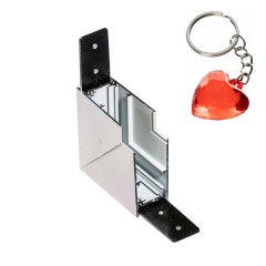 Łącznik szynowy kątowy 1-fazowy NT BETA TRACK MAGNETIC 57 230V WH AZ5161 Azzardo