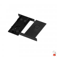 Zaślepka końcowa czarny do szynoprzewodów magnetycznych Alfa Track Magnetic52 AZ6372 Azzardo