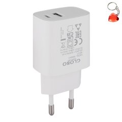 Wtyczka USB A i USB-C do gniazdka USB NETZSTECKER 5W 98699-5 Globo