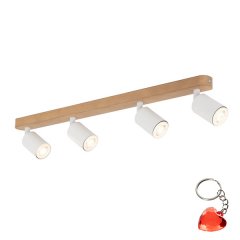 Lampa reflektor spot TOP WOOD BIAŁA / SOSNA 3297 TK Lighting