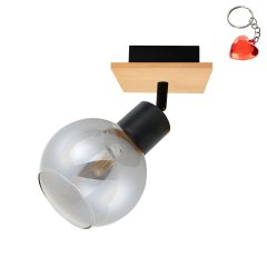 Lampa reflektor spot BAREL SPL-67535-1-BK-WO Italux