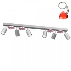 Lampa reflektor spot dziecięcy długi na listwie FLOWER 3874 Luminex