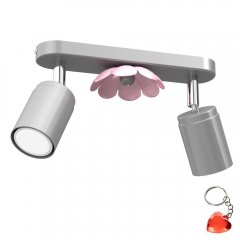 Lampa reflektor spot dziecięcy podwójny FLOWER 3871 Luminex