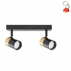 Lampa reflektor spot FORI OB-2204BD-2-BK Zuma Line