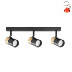 Lampa reflektor spot FORI OB-2204BD-3-BK Zuma Line