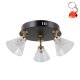Lampa reflektor spot LED 12W ORELLA WL-34393-3R-BK-HBR Italux