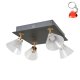 Lampa reflektor spot LED 16W ORELLA WL-34393-4S-BK-HBR Italux