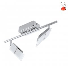 Lampa reflektor spot LED 2x3,3W ERVAS 94163 Eglo