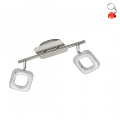 Lampa reflektor spot LED 2x4W LITAGO CRYSTAL 97002 Eglo