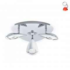 Lampa reflektor spot LED 3x3,3W PEDREGAL 95752 Eglo