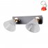 Lampa reflektor spot LED 8W ORELLA WL-34393-2-BK-HBR Italux