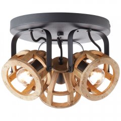 Lampa reflektor spot MATRIX WOOD 86634 / 76 Brilliant
