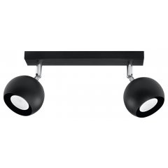 Lampa reflektor spot OCULARE 2 Czarny SL.0444 Sollux