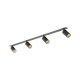 Lampa reflektor spot poczwórny podtynkowy AMIS BLACK 10809 TK Lighting