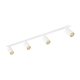Lampa reflektor spot poczwórny podtynkowy AMIS WHITE 10813 TK Lighting