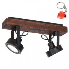 Lampa reflektor spot podwójny VIVA WOOD 1228 Luminex