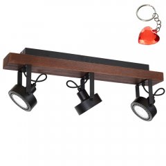 Lampa reflektor spot potrójny VIVA WOOD 1229 Luminex