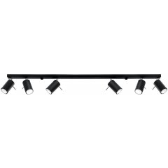 Lampa reflektor spot RING 6L Czarny SL.0334 Sollux