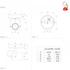 Lampa reflektor spot SOREGO 900331 Eglo
