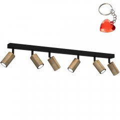 lampa reflektor spot sześciopłomienny na listwie NISSE 7053 Luminex