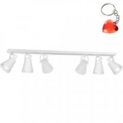 Lampa reflektor spot sześciopunktowa na listwie AMOS 8121 Luminex