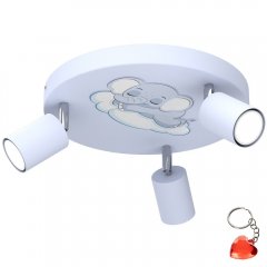 Potrójna lampa reflektor spot dziecięcy FUN 9382 Luminex