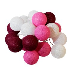 Kule girlanda łańcuch LED Cotton Balls 20szt. EKD9340 Eko-light