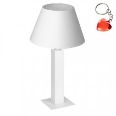 Biała lampa stołowa nocna TABLE LAMPS 3609 Luminex