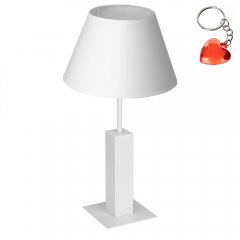 Biała lampa stołowa nocna TABLE LAMPS 3640 Luminex