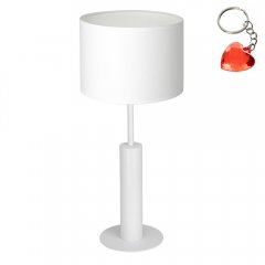 Biała lampa stołowa nocna TABLE LAMPS 3675 Luminex