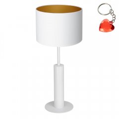 Biała lampa stołowa nocna TABLE LAMPS 3676 Luminex
