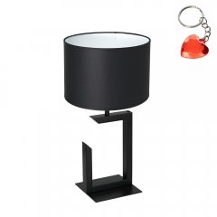 Czarna lampa stołowa nocna TABLE LAMPS 3402 Luminex