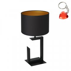 Czarna lampa stołowa nocna TABLE LAMPS 3403 Luminex
