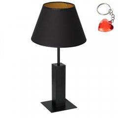 Czarna lampa stołowa nocna TABLE LAMPS 3643 Luminex