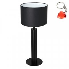 Czarna lampa stołowa nocna TABLE LAMPS 3663 Luminex