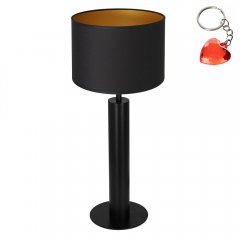Czarna lampa stołowa nocna TABLE LAMPS 3664 Luminex