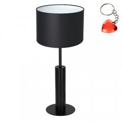 Czarna lampa stołowa nocna TABLE LAMPS 3677 Luminex
