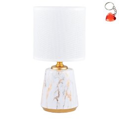Lampa nocna stołowa HS8605-WH Zuma Line