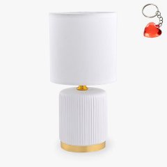 Lampa nocna stołowa HS8720-WH Zuma Line