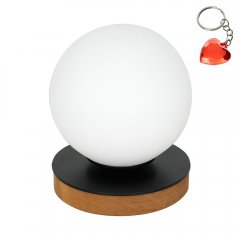 Lampa stołowa mleczna kula TABLE LAMPS 3809 Luminex